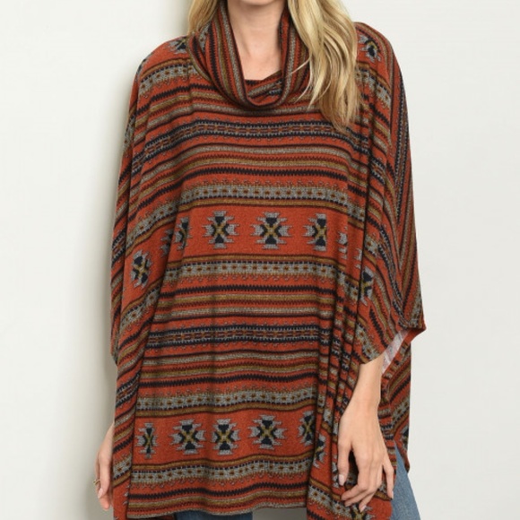 BRICK PRINT SWEATER TOP - Picture 2 of 8